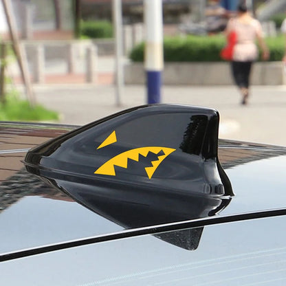 Antenna Shark Mouth Stickers Fashion Reflective Vinyl Decals Fin