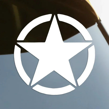 Military Star Sticker die-cut Vinyl Decal Waterproof Body Bumper