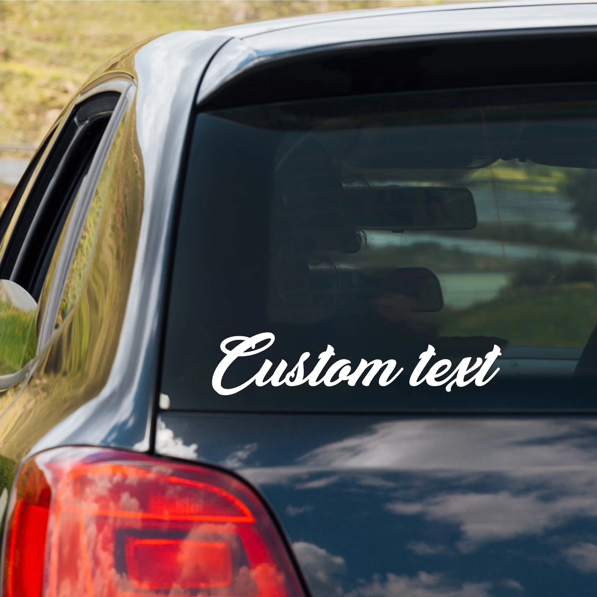 Custom Personality Text Name Sticker Windshield Bumper