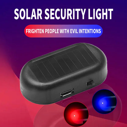 2PCS Fake Security Solar Powered Simulated Dummy Alarm Wireless