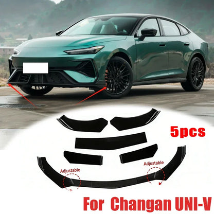 For Changan UNI-V 5PCS ABS Material Front Bumper Separator Lip