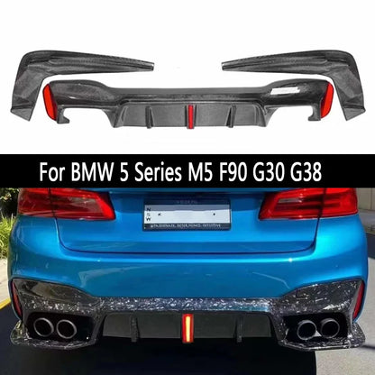 For BMW 5 Series M5 F90 G30 G38 540 Carbon Fiber Back Lip Rear