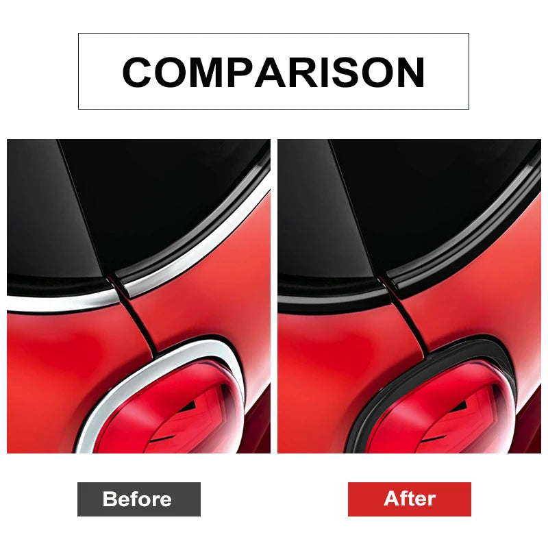 For MINI Cooper R53 R55 R56 Window Trim Vinyl Film Door