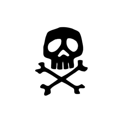Personality Sticker Captain Harlock Space Pirate Skull Decal Kk