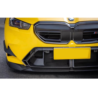 For BMW M5 G90 Dry Carbon Fiber Racing Grills Front Bumper Air