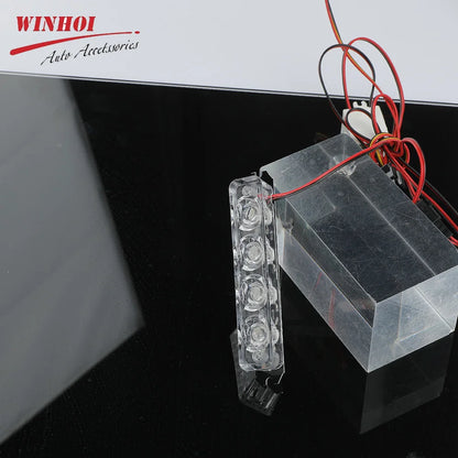 Warning Strobe Bar 12V Amber Flashing Beacon Stroboscope