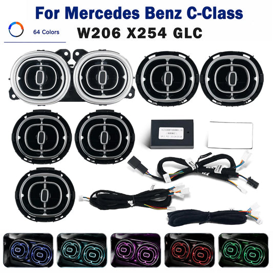 For Mercedes Benz Accessories C W206 Glc X254 Colors Air Vent