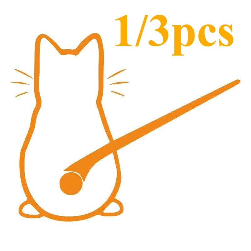 3PCS Wiper Sticker 13IN Reflective Cartoon Cute Personality