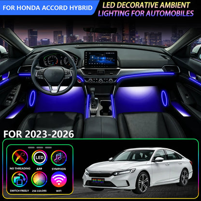 For Honda Accord Hybrid 2023-2026 6p-rgb Interior Atmosphere
