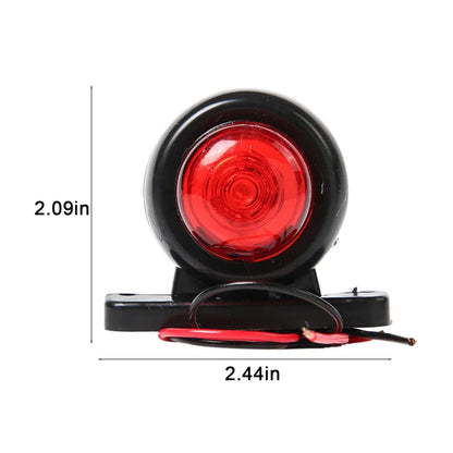 2PCS 12V 24V Truck Trailer Side Marker Position Lorry