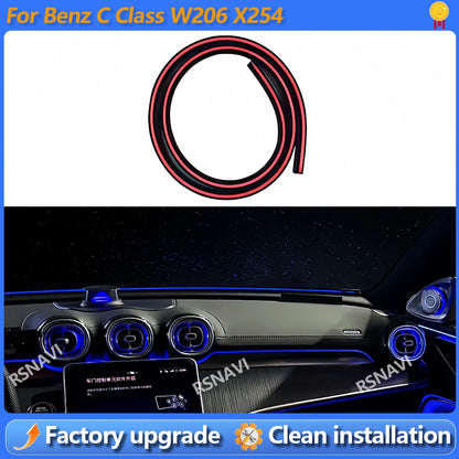 For Mercedes Benz W206 X254 C Class Color Ambient Instrument