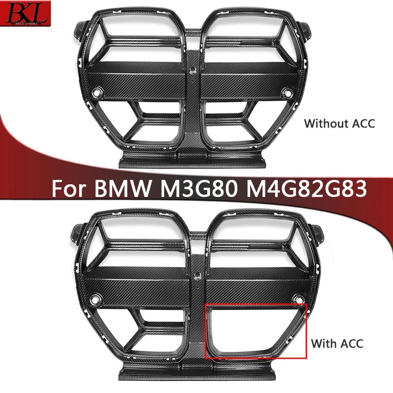 For BMW M3 G80 M4 G82 G83 Dry Carbon Fiber Grille Csl Racing