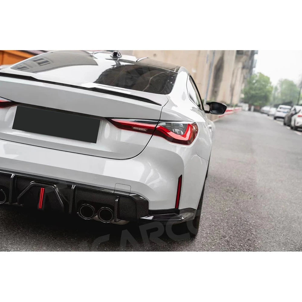 For BMW M3 M4 G80 G82 Jmcarcool Dry Carbon Rear Bumper Diffuser