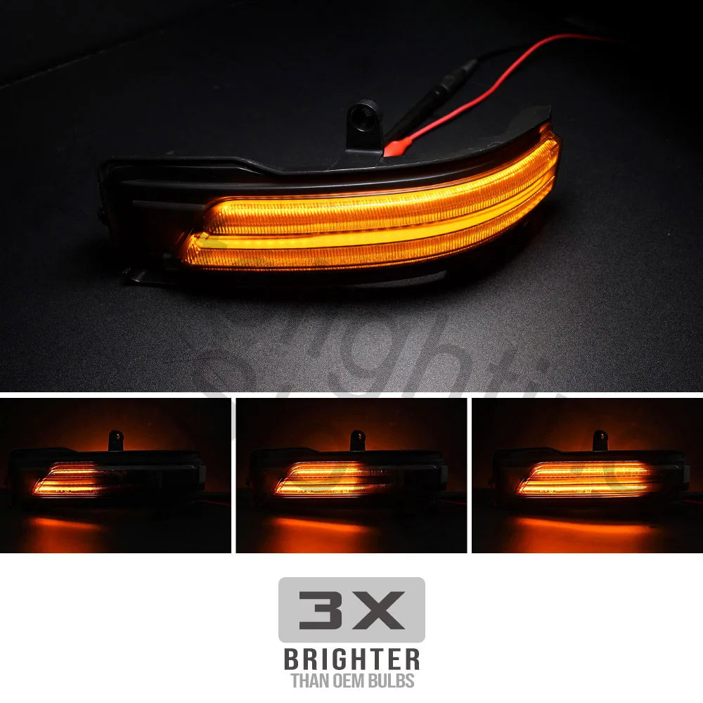For Ram 1500 Dt 2019-2022 Smoked 2PCS Dynamic Sequential