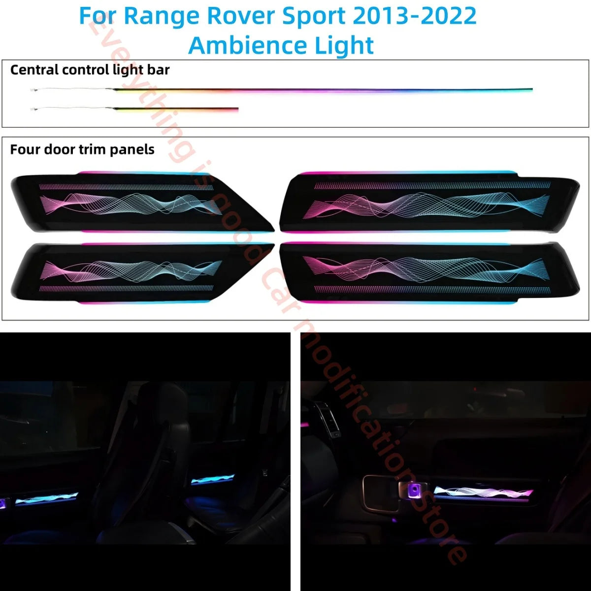 For Range Rover Sport 2013-2022 Automotive Ambience Interior