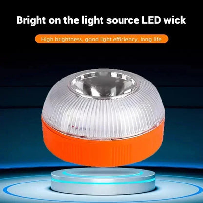 V16 Rechargeable Emergency Warning Magnetic Strobe White Flash