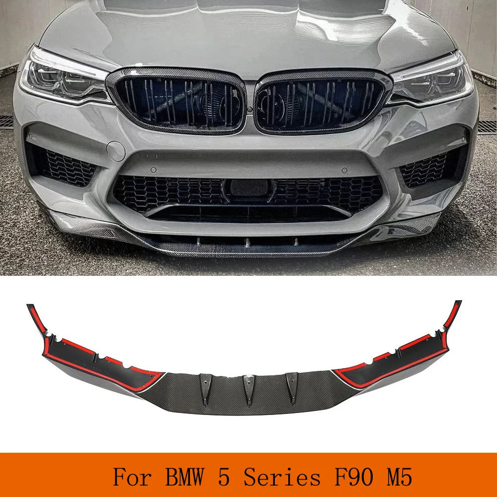 For BMW F90 M5 2018 - Front Bumper Lip Spoiler Splitters 2020