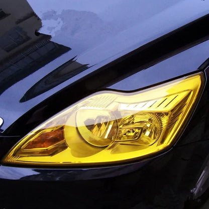 Gloss Transparent Black Smoke Pvc Film Tint X60CM Headlight