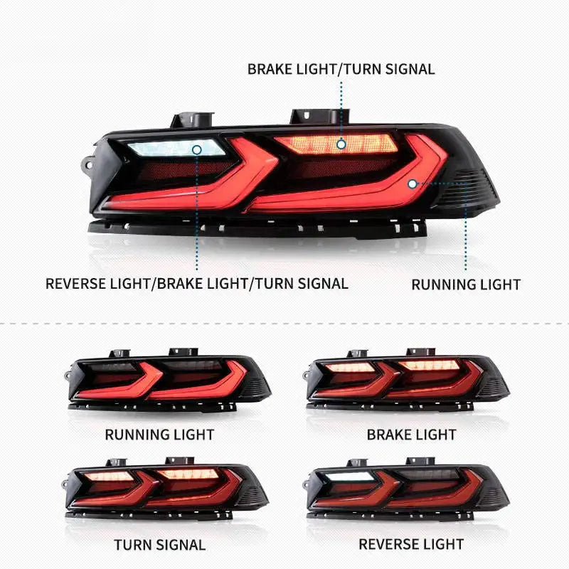For VW Polo Gti LED Taillights Drl Dynamic Turn Signal Brake