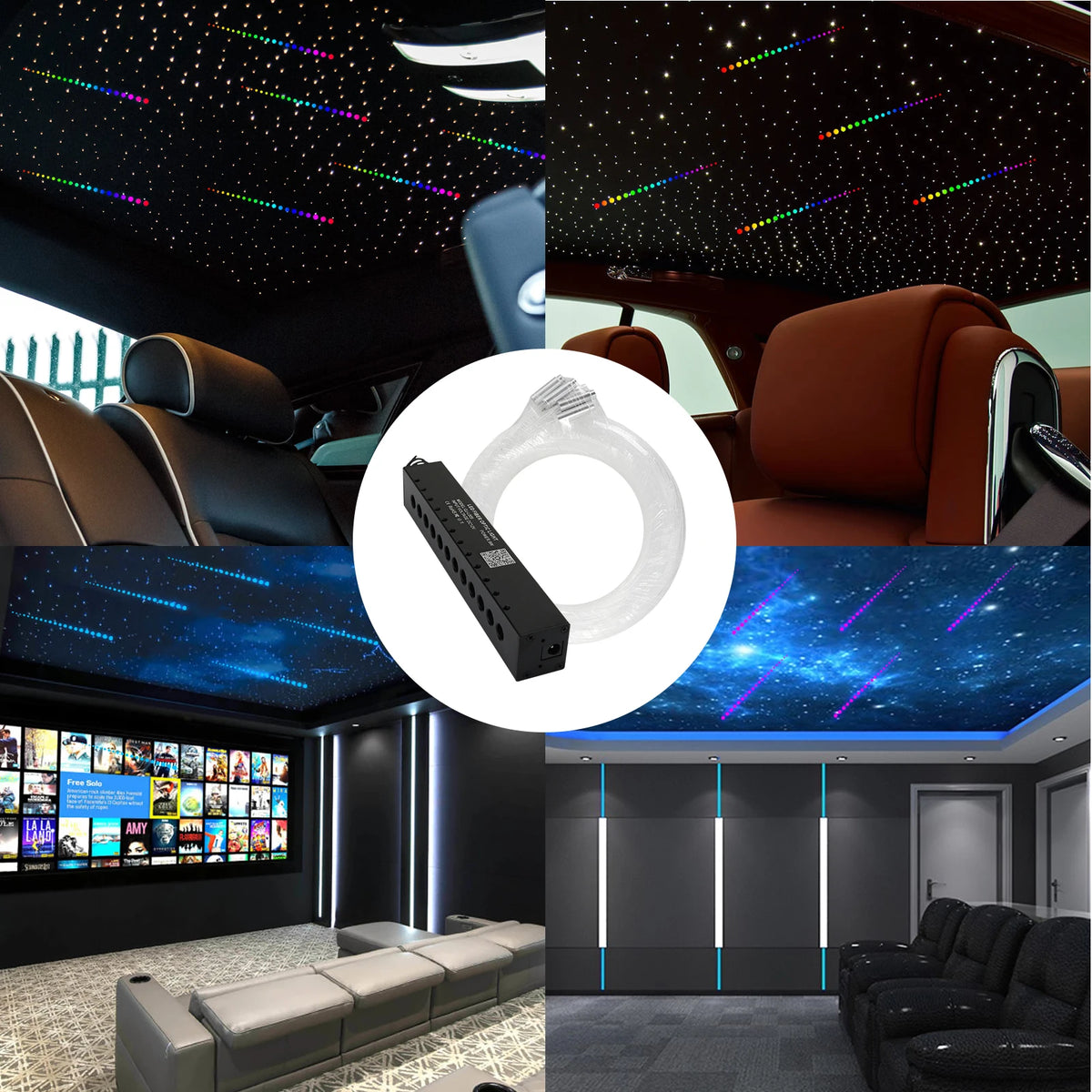 9W 12 Holes Rgbw Meteor Starry Sky Bluetooth APP