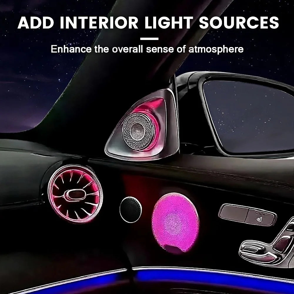 For Mercedes-Benz E-Coupe W238 4D Rotating Colors 4D Speaker