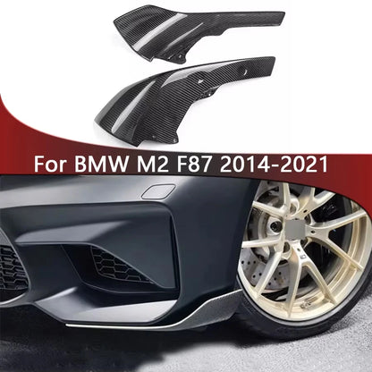 For BMW M2 F87 Carbon Fiber Front Bumper Wrap Protective Corner