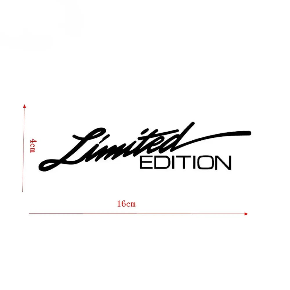 Limited Edition Sticker 3D Creative Vinyl Reflective Laser Decal