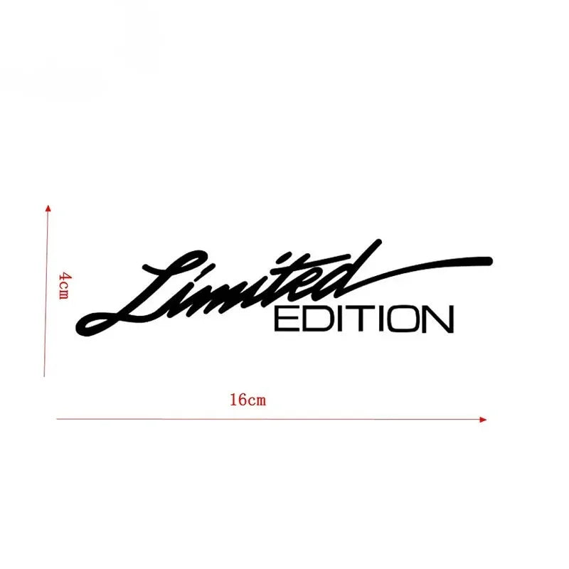2PCS Limited Edition Creative Vinyl Sticker Window car-styling