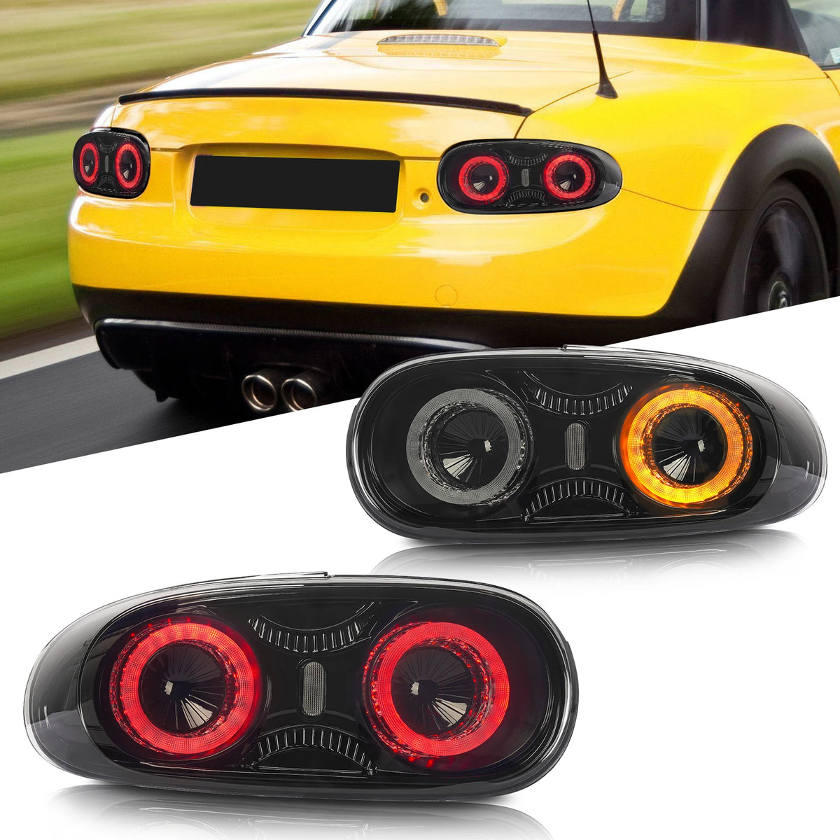 For Miata MX5 Nc LED Taillights Rear Brake third-generation