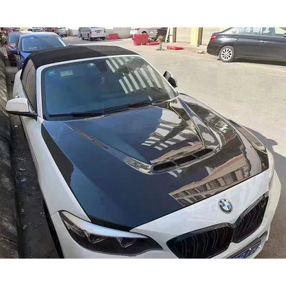 For BMW M2 F87 M2C Carbon Fiber Hood Engine Cover Headliner P