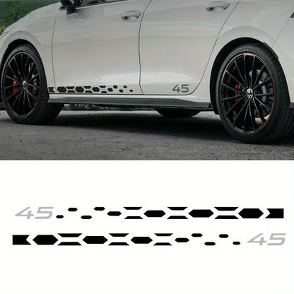 For Volkswagen VW Golf 8 MK8 Door Side Skirt Sticker Gti R Vinyl