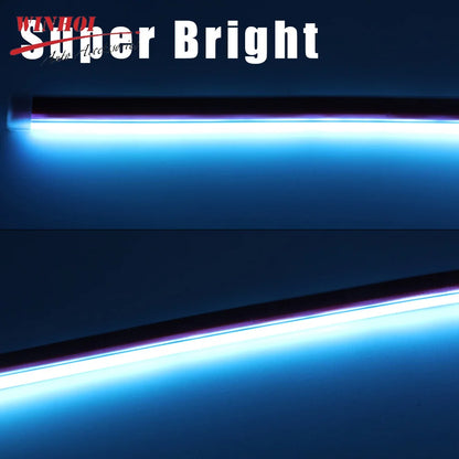 Dynamic Hood Strip Exterior Flexible Daytime Running Engine Cover