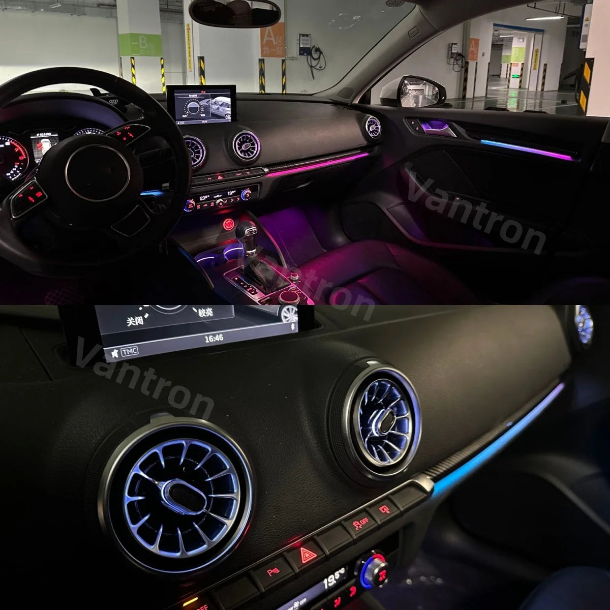For A3 8V S3 RS3 2013-2020 Lhd Rhd Ambient Interior Atmosphere