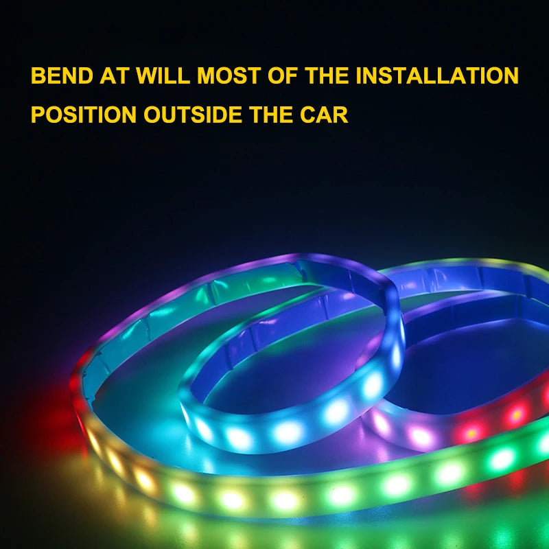 Rear Trunk Tail Dynamic Reverse Warning Strip 12V Additional