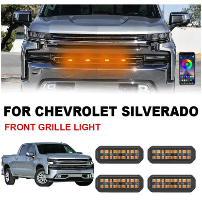 For Chevrolet Silverado 18 LED Front Grille Daytime Running