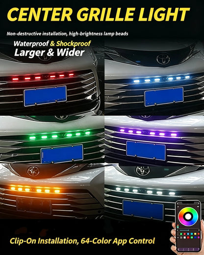 For Land Rover LR3 18 LED Grill Upgrade Grille Amber Lighting