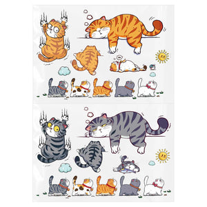 Cat Scratch Sticker Cute self-adhesive Stickers Funny Bumper