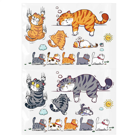 Cat Scratch Sticker Cute self-adhesive Stickers Funny Bumper