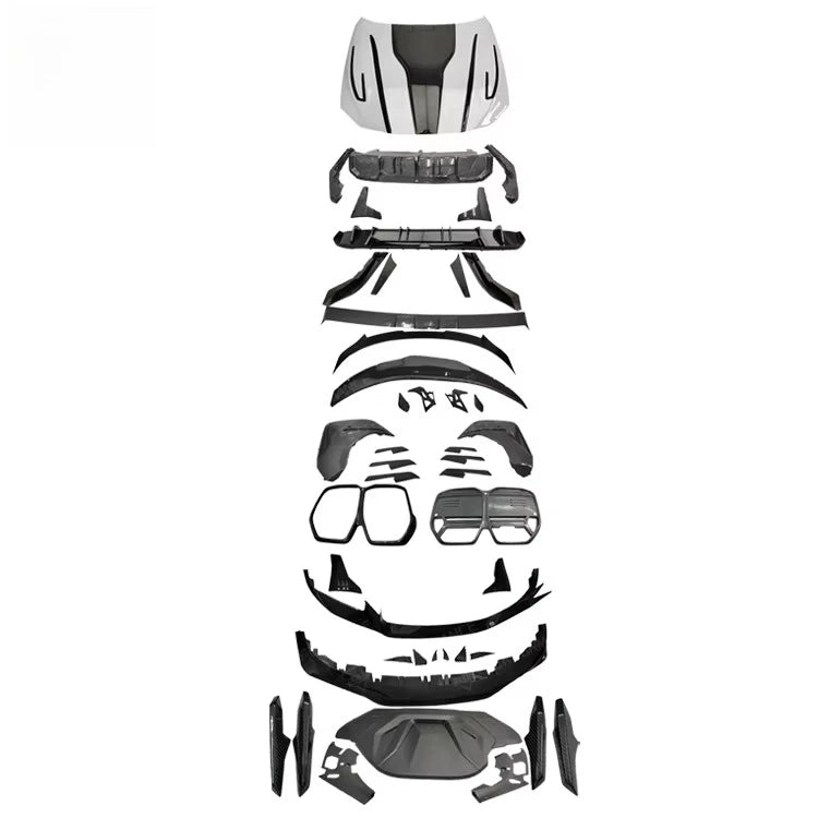 For I4 G26 2023 Upgrade To I4 Body Kit Carbon Fiber Black Miw