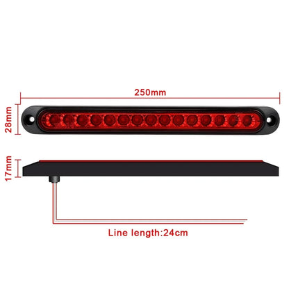 Bar 15-led multi-function Brake Signal Side Marker Turn Warning