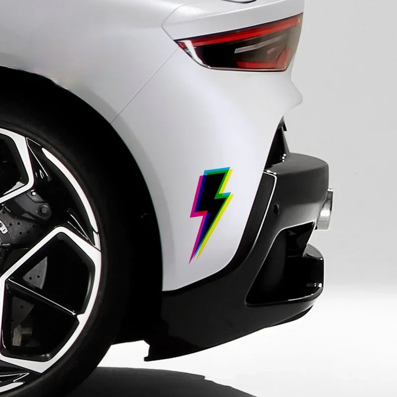 Design Lightning Fun Sticker Scratch Graphic Decal Vinyl Material