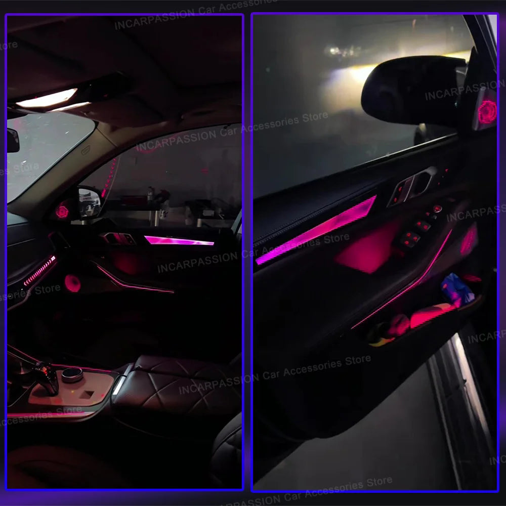 For BMW X5 G05 Luminous 11color Four Doors Dynamic Crystal