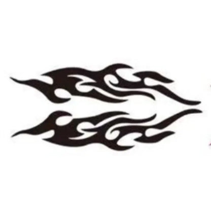 Stickers Modified Flame Reflective Sticker Exterior Decals Moto