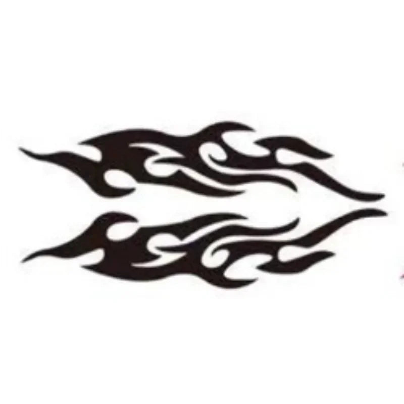 Stylish Vinyl Decal Graphics Side Flame Element Stickers Body