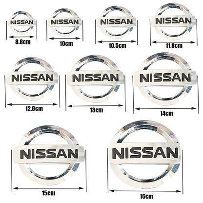 1PCS 3D Nissan ABS 8.8cm 10CM 10.5cm 11.8cm 12.8cm