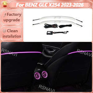 Interior Seatback Ambient Lighting Trim Compatible Mercedes-Benz