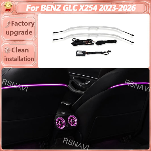 Interior Seatback Ambient Lighting Trim Compatible Mercedes-Benz