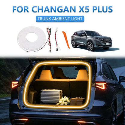 For Changan X5 Plus Rear Trunk Surround Silicone Modification