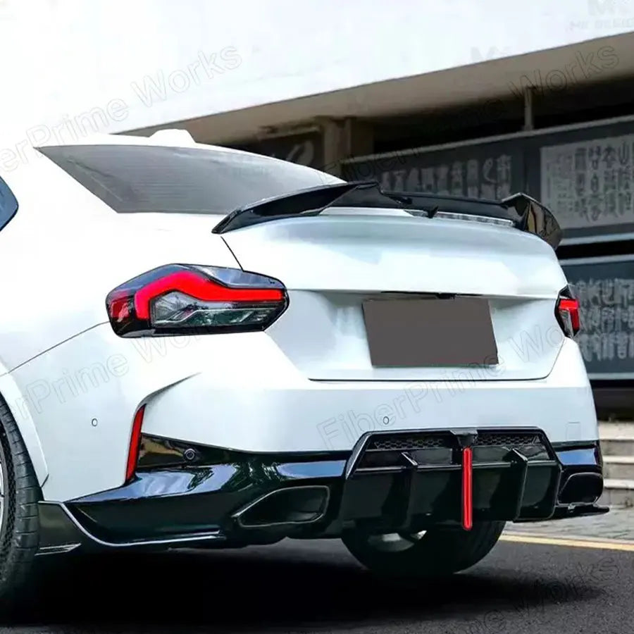 For BMW 2 Series G42 M240I M235I M Sport 2022UP Glossy Black