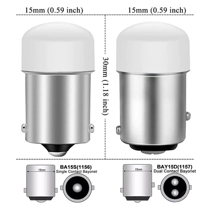 P21W ba15s 1156 bay15d 1157 Bulb 12V 600LM 6500K